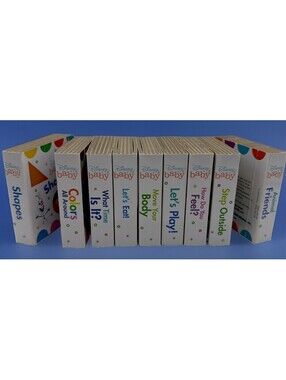 DISNEY BABY Mini Board Books Pictures Words Toddlers, Kids Lot of 9 Disney Pixar